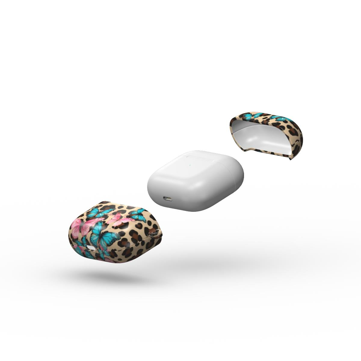 Leopard & Butterflies Apple AirPods 1 / 2 Case