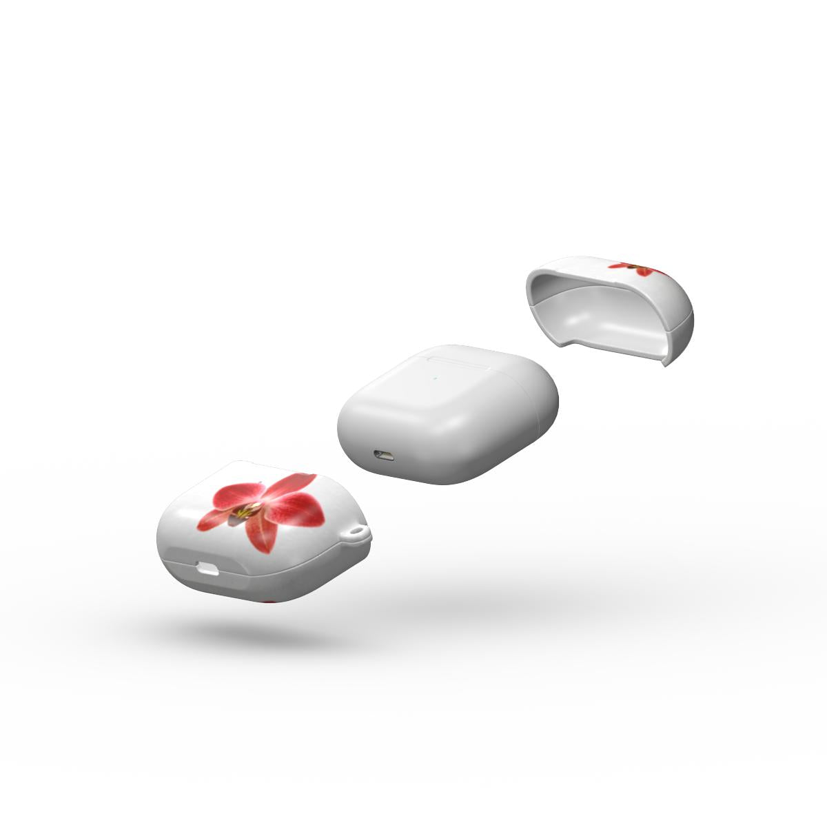 Red Orchid Apple AirPods 1 / 2 Case