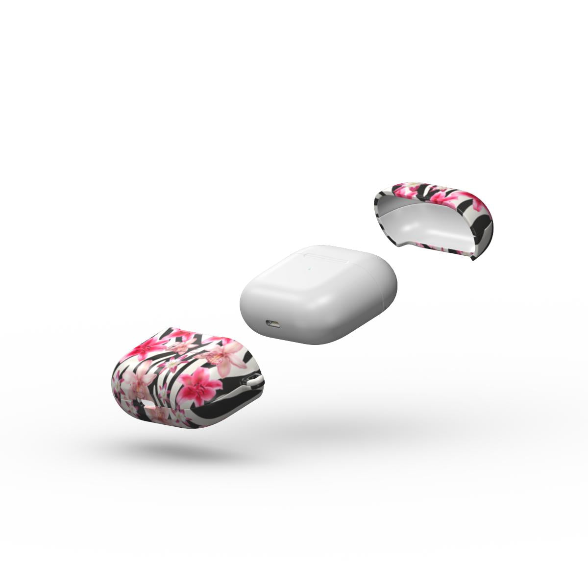 Zebra & Floral Apple AirPods Pro Case