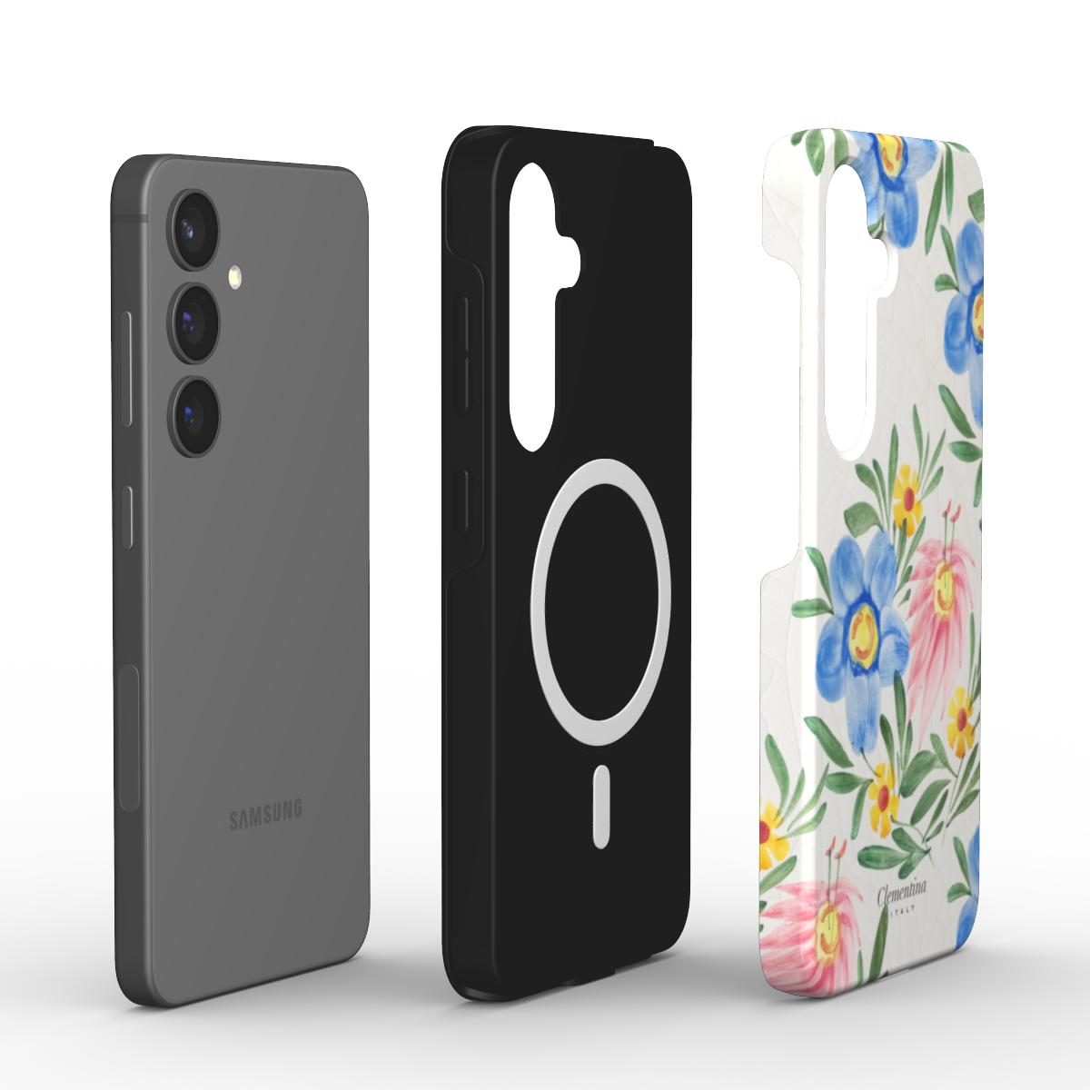 1940s Flower Magnetic Tough Phone Case