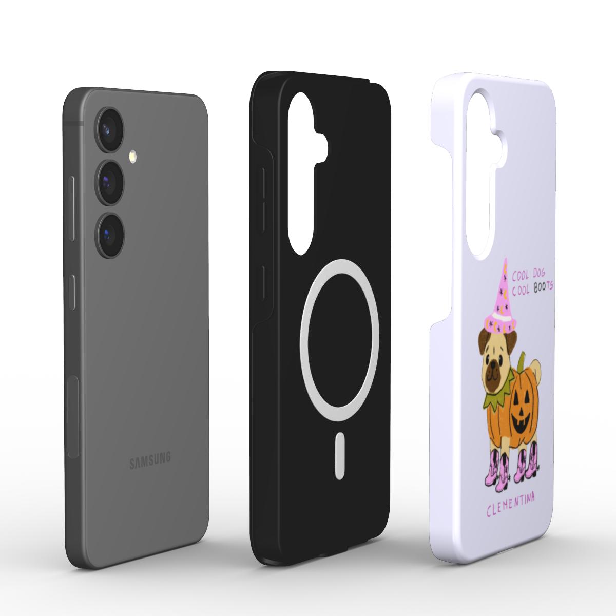 Cool Dog Cool Boots Magnetic Tough Phone Case