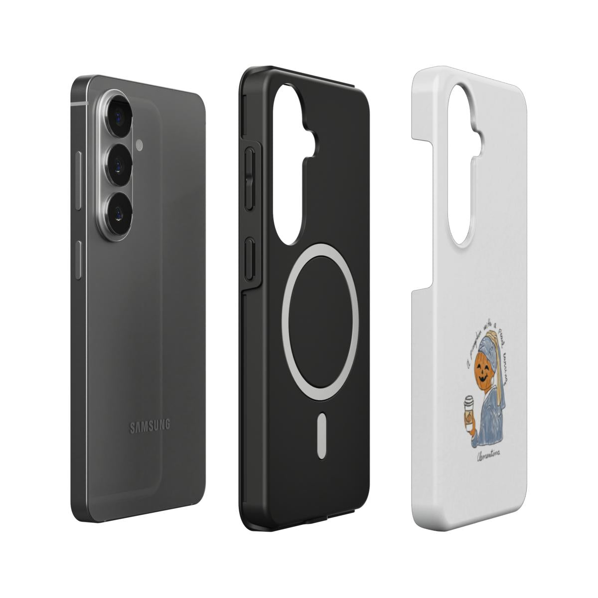 A Pumpkin with a Pearl Earring Magnetic Tough Phone Case