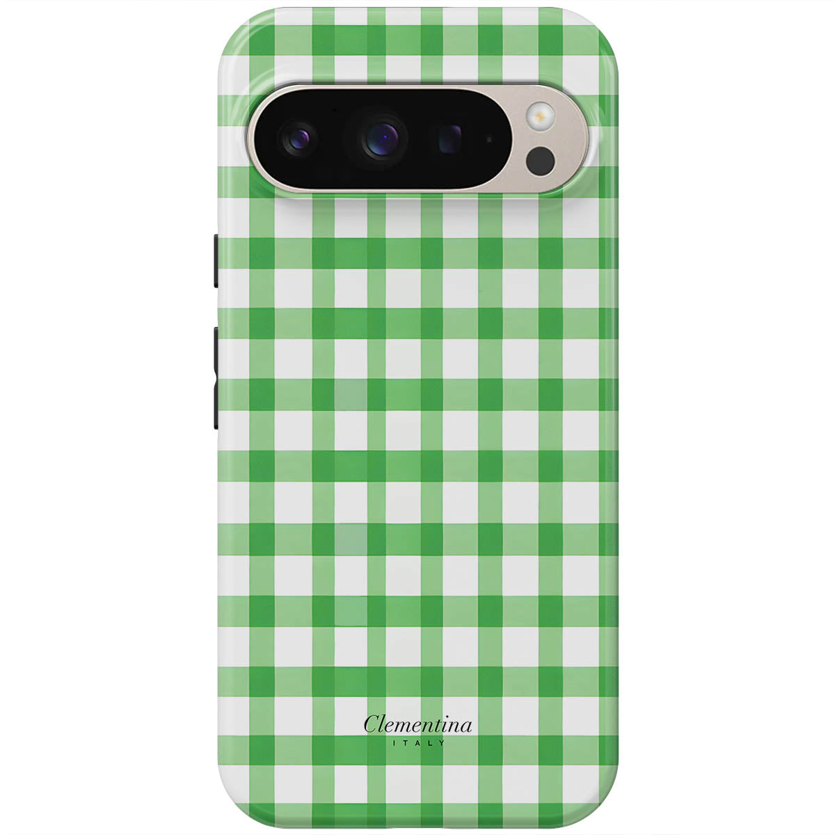 Green Gingham Magnetic Tough Phone Case