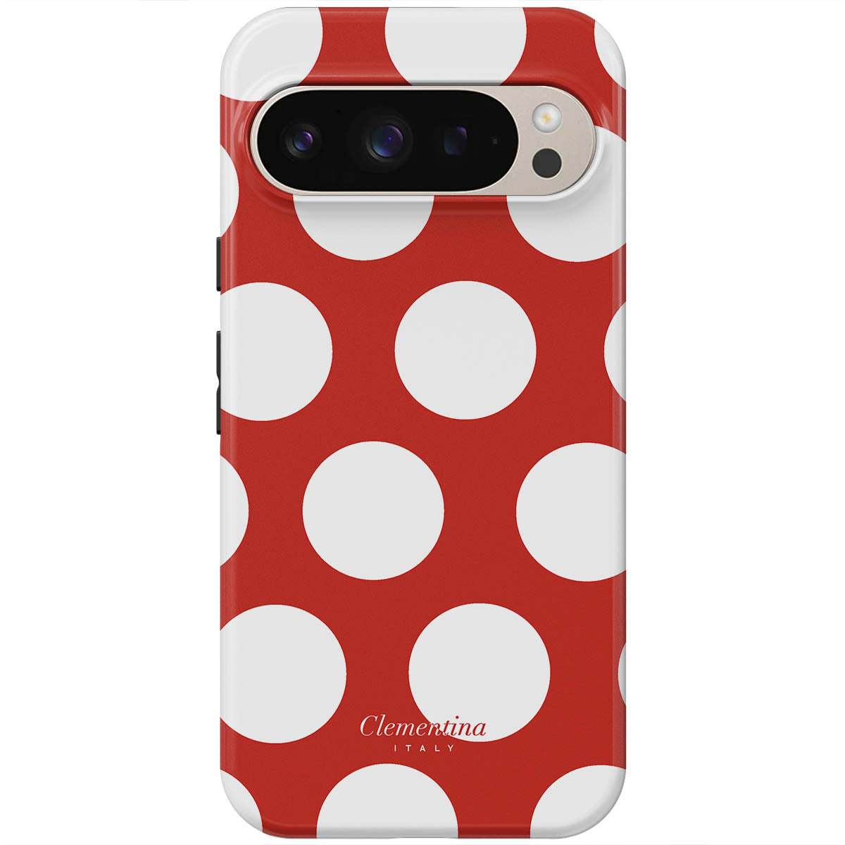 White Polka Dots Magnetic Tough Phone Case