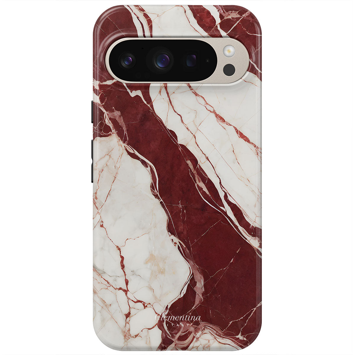 Burgundy Marble Magnetic Tough Phone Case
