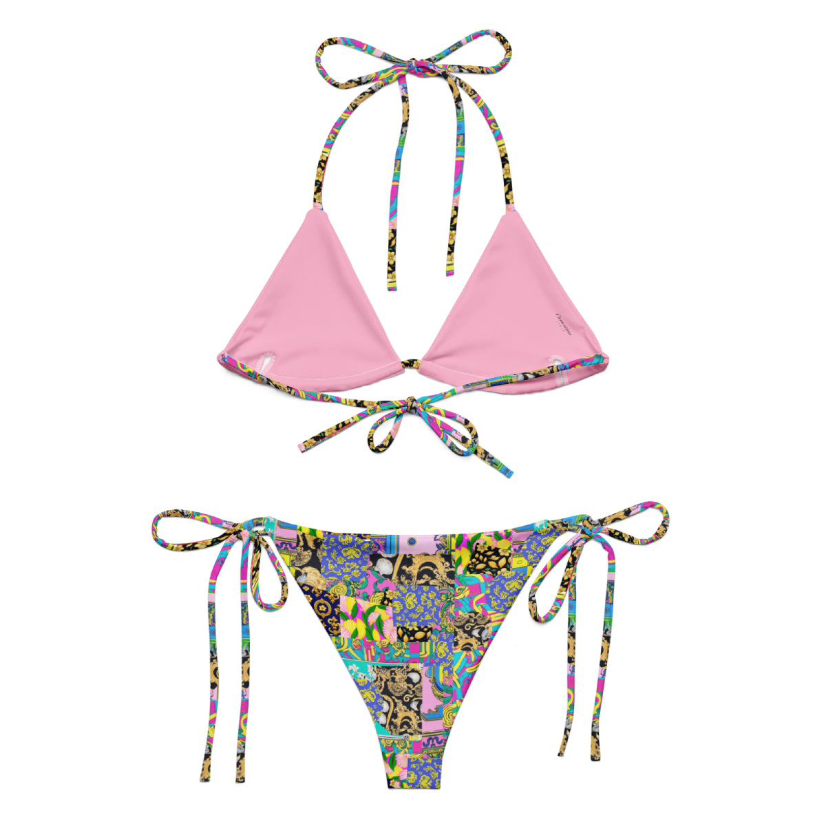 Baroque two-piece bikini set