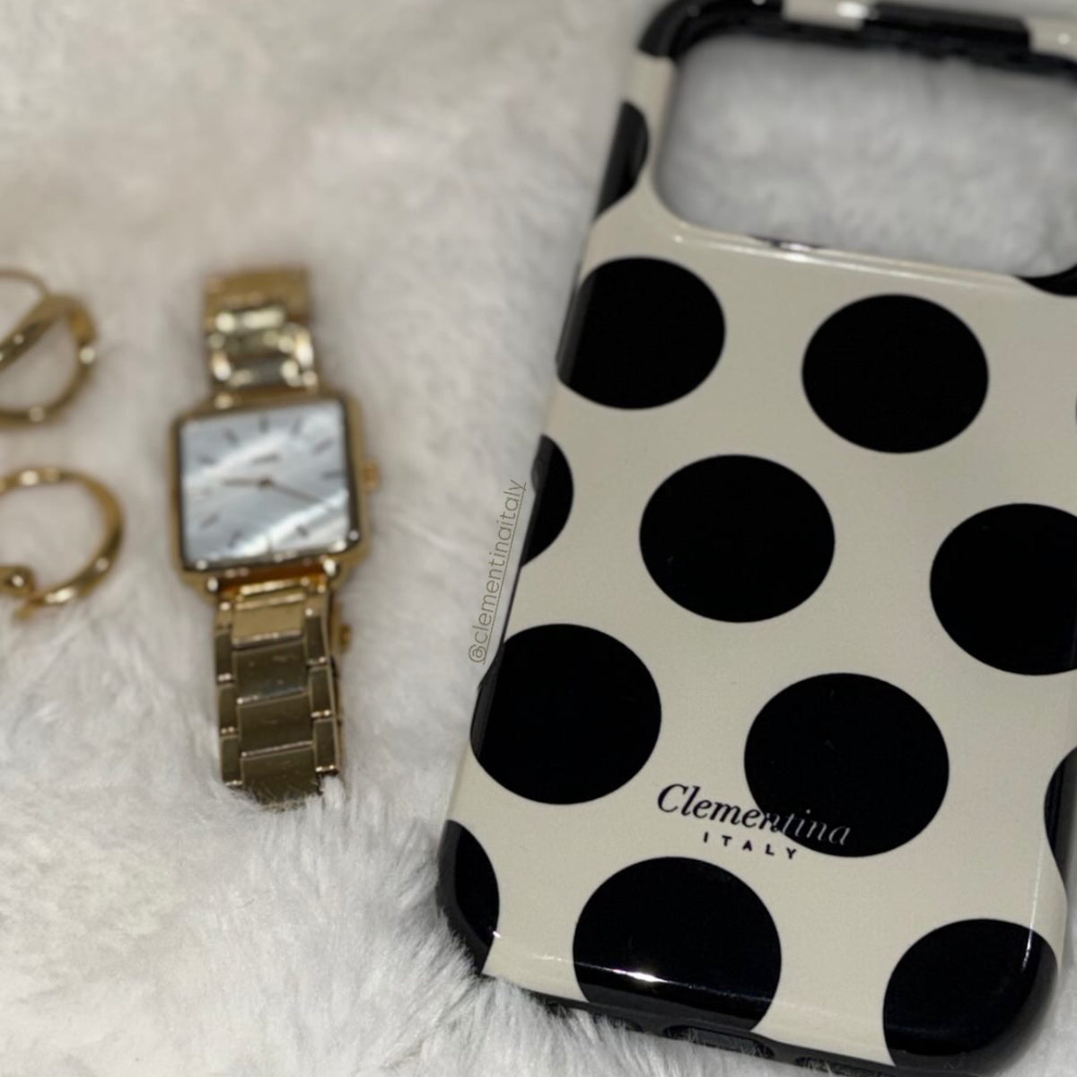 Large Polka Dots Tough Case