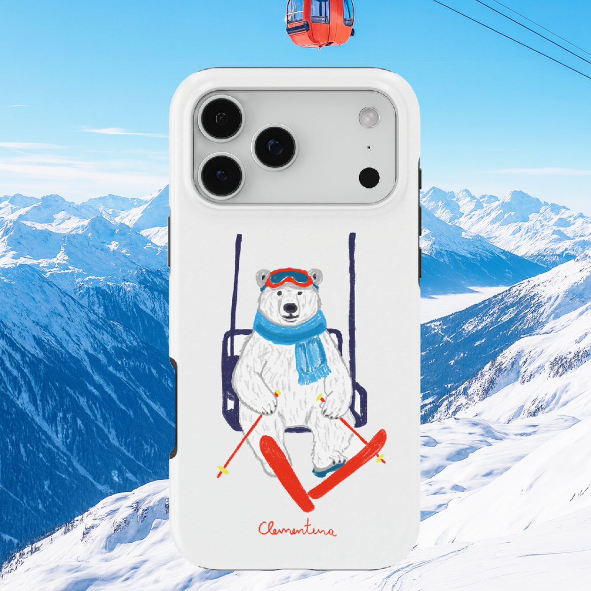 Ski Bear Tough Case