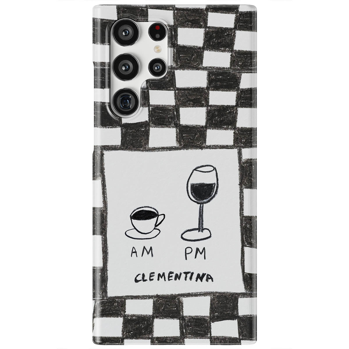 AM PM Magnetic Tough Phone Case