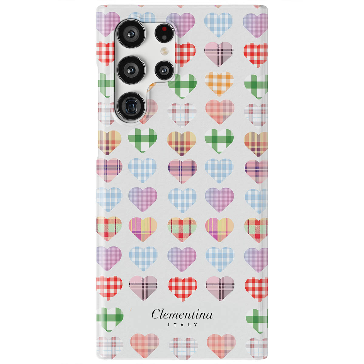 Checked Hearts Magnetic Tough Phone Case