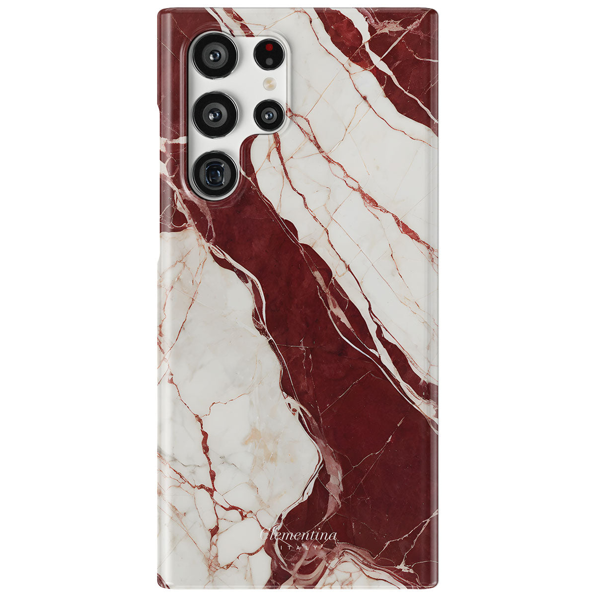 Burgundy Marble Magnetic Tough Phone Case
