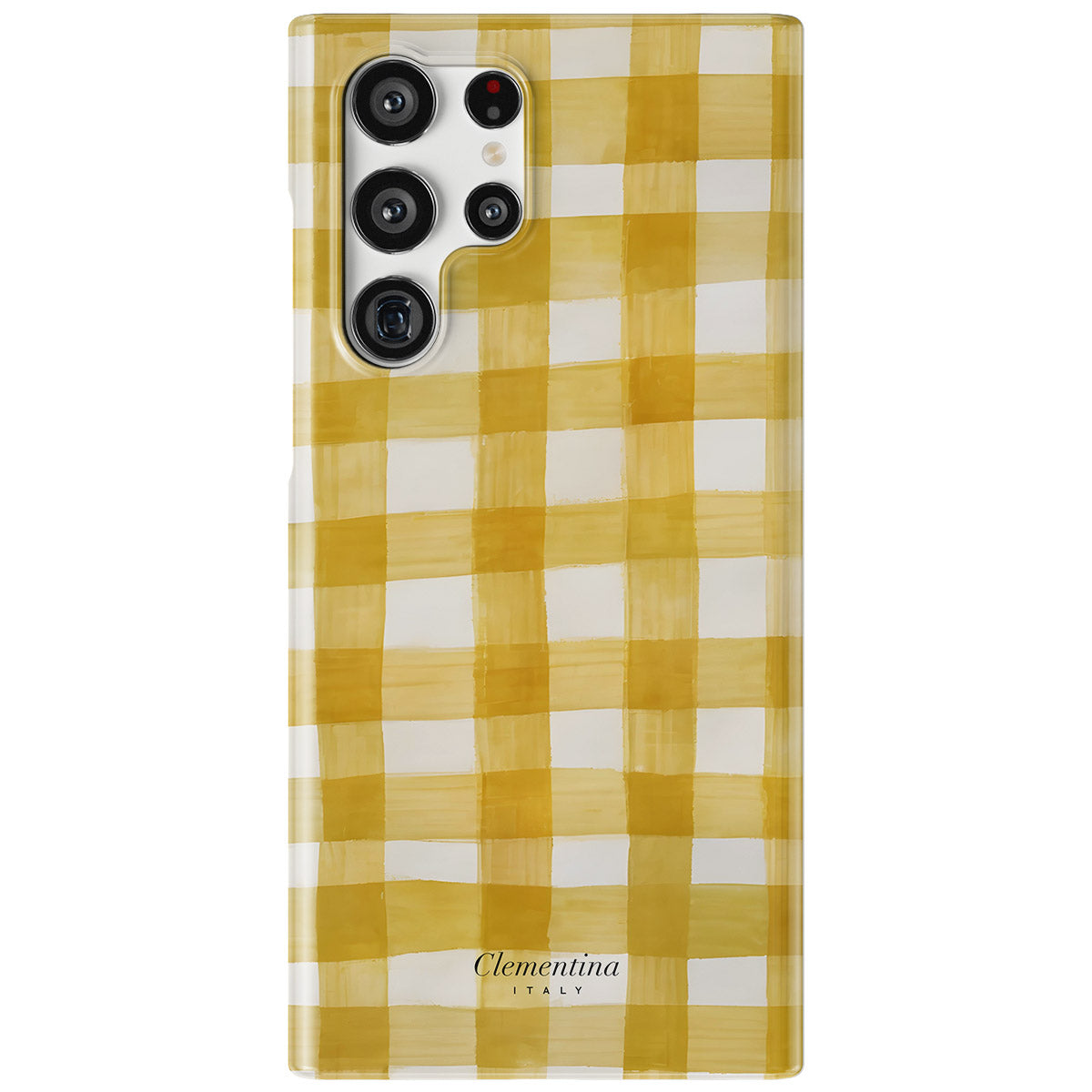 Yellow Gingham Magnetic Tough Phone Case