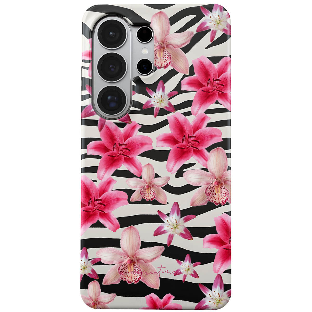 Zebra and Floral Tough Case
