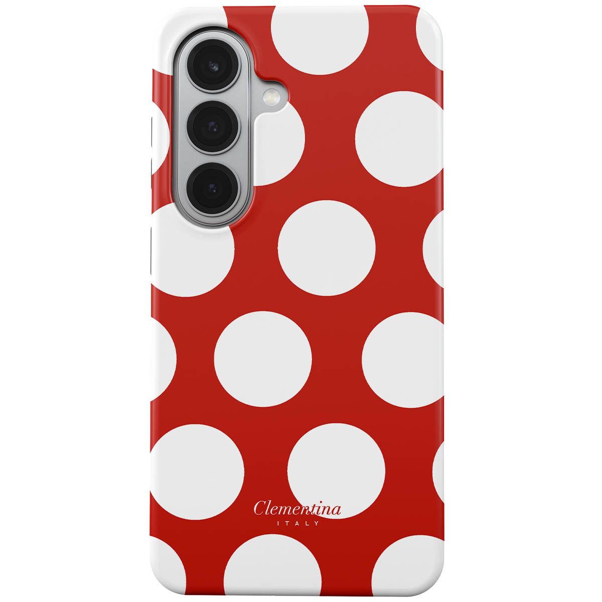 White Polka Dots Tough Case