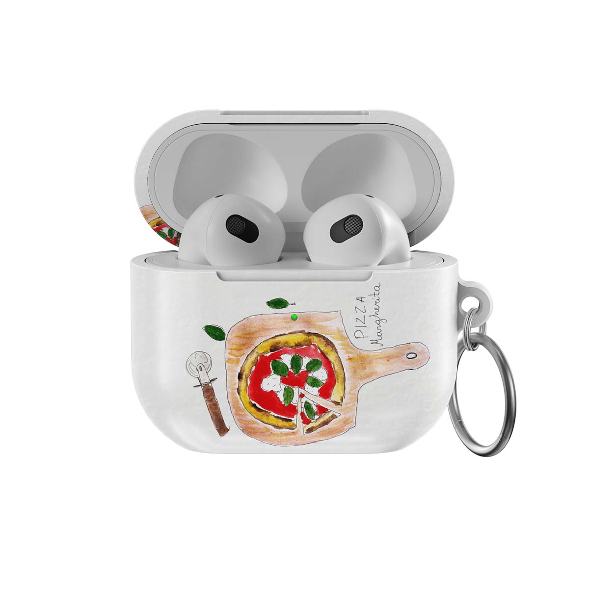 Pizza Margherita Apple AirPods 4 Case