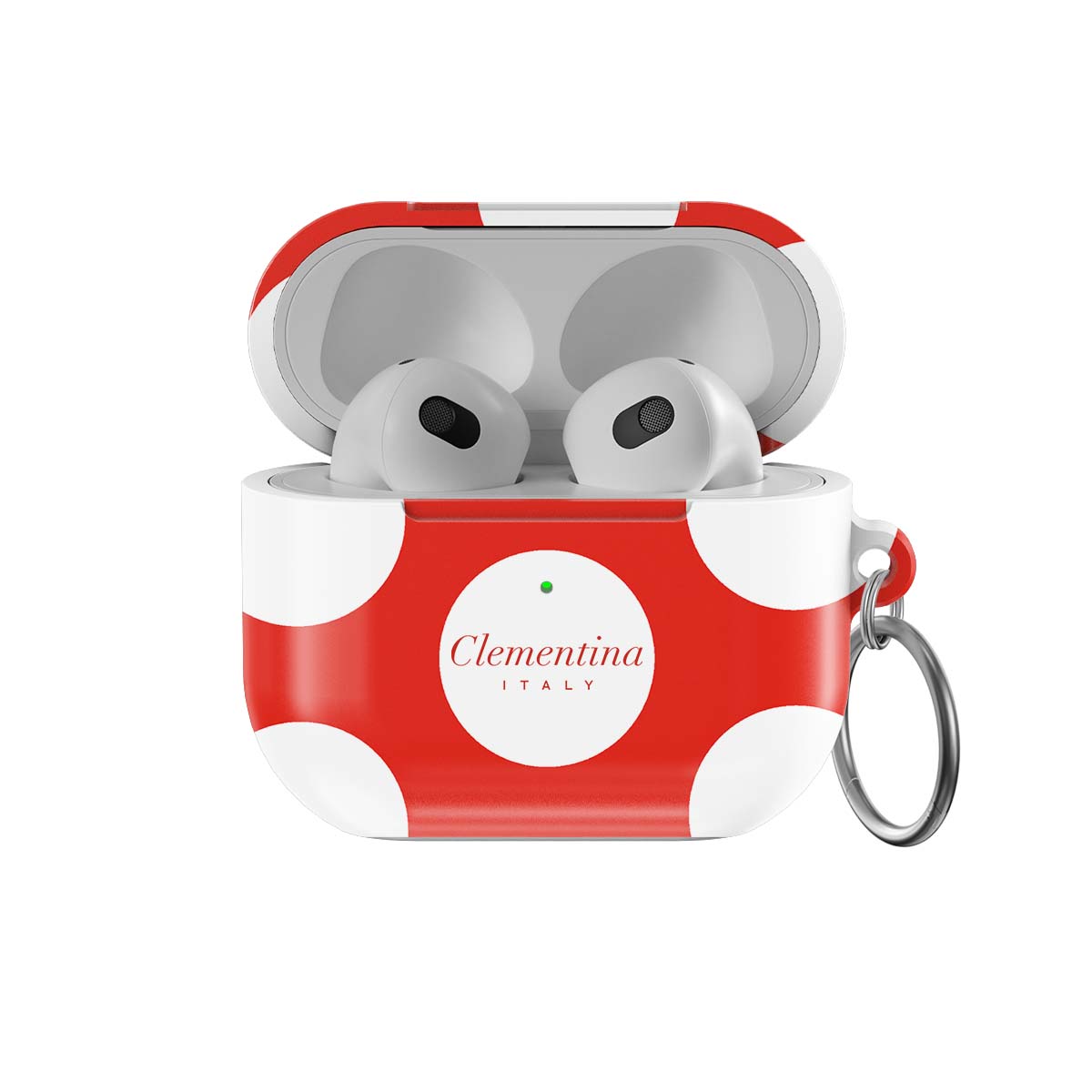 White Dots Apple AirPods 3 Case