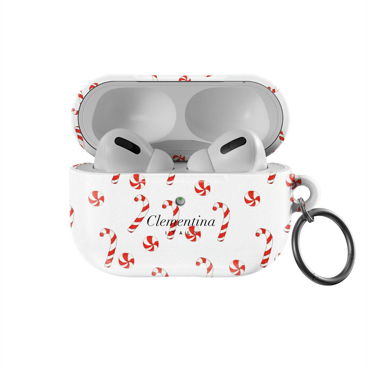 Candy Cane Apple AirPods Pro 2 Case