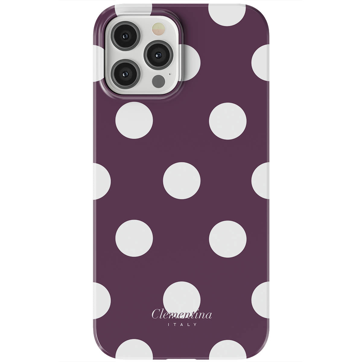Burgundy Dots Tough MagSafe Case