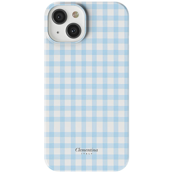 Baby Blue Gingham Snap Case