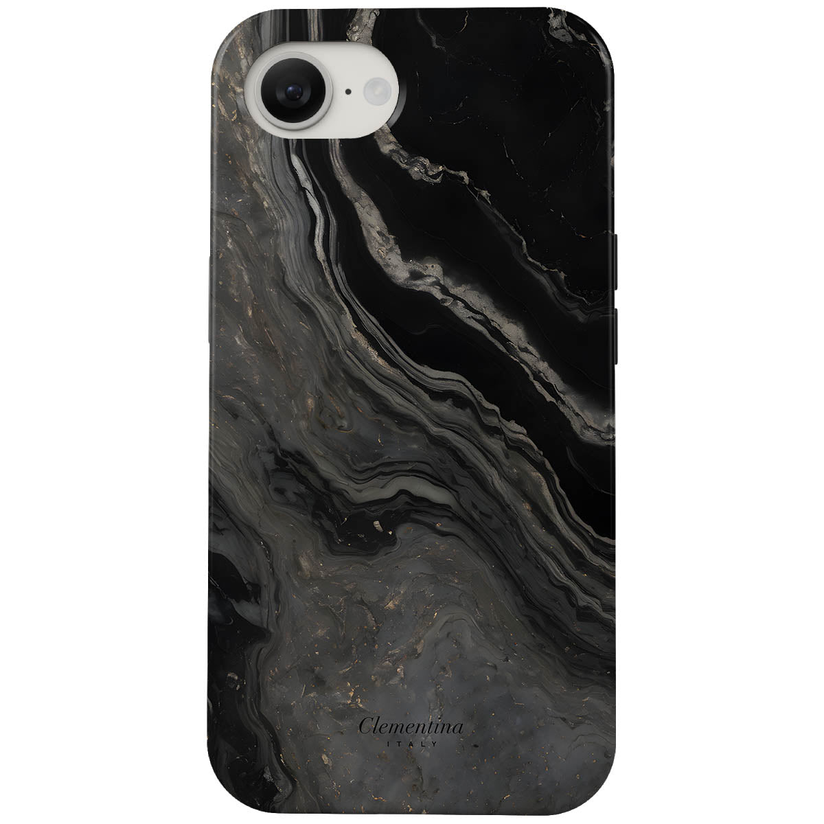 Black Marble Tough MagSafe Case