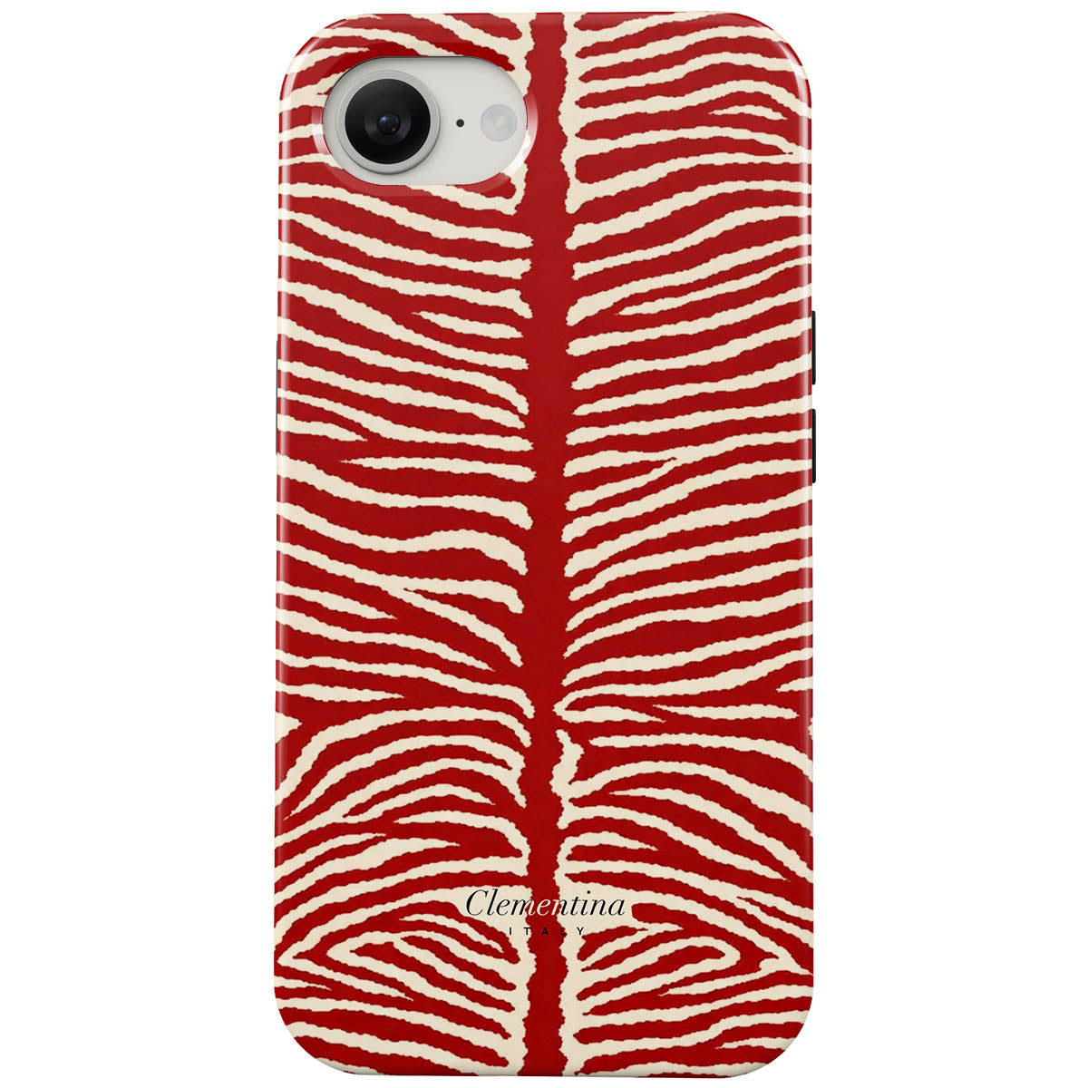 Burgundy Zebra Tough MagSafe Case