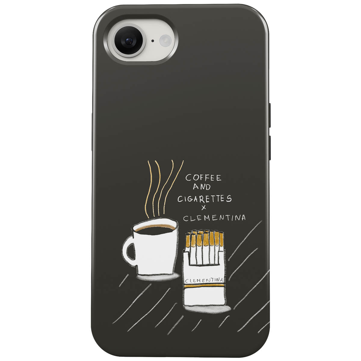 Coffee and Cigarettes Dark Tough MagSafe Case