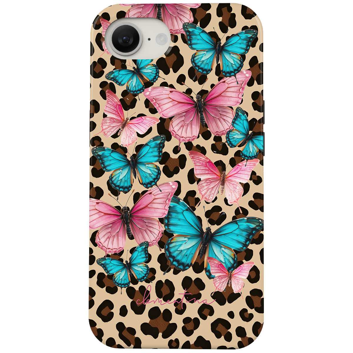 Leopard & Butterflies Tough MagSafe Case