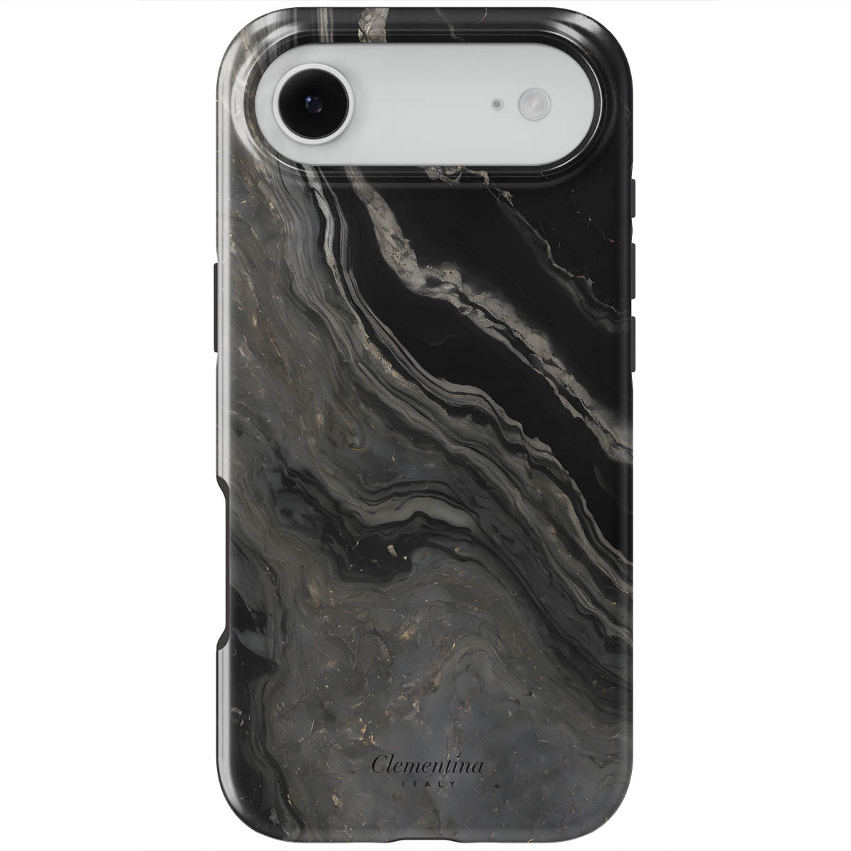 Black Marble Tough MagSafe Case