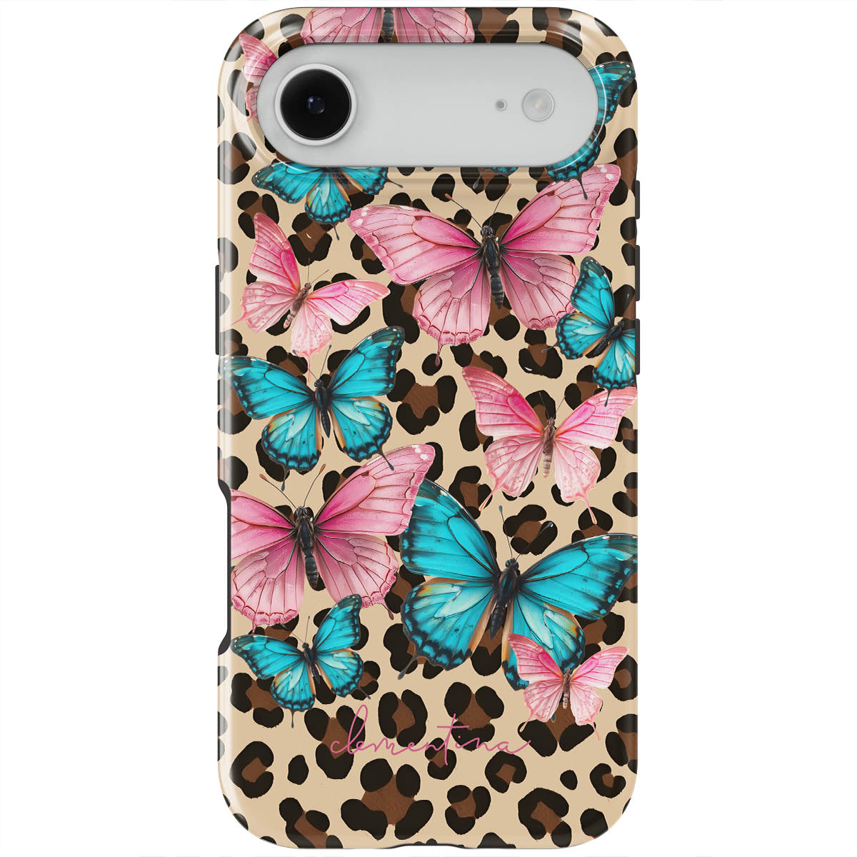 Leopard & Butterflies Tough MagSafe Case
