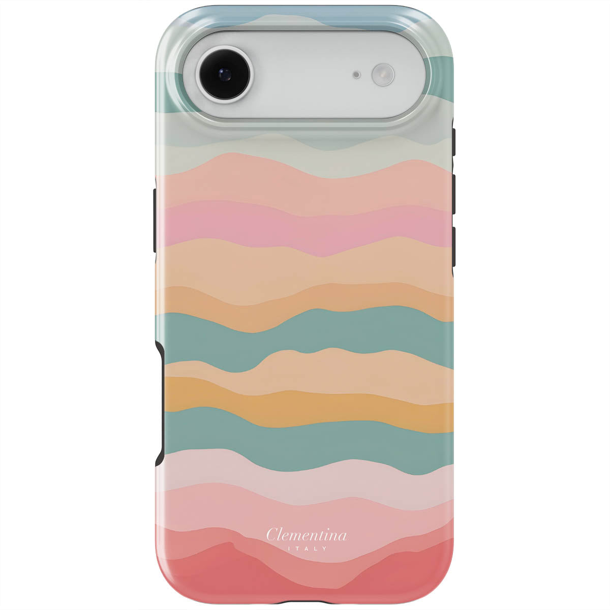 Rainbow Wave Tough MagSafe Case