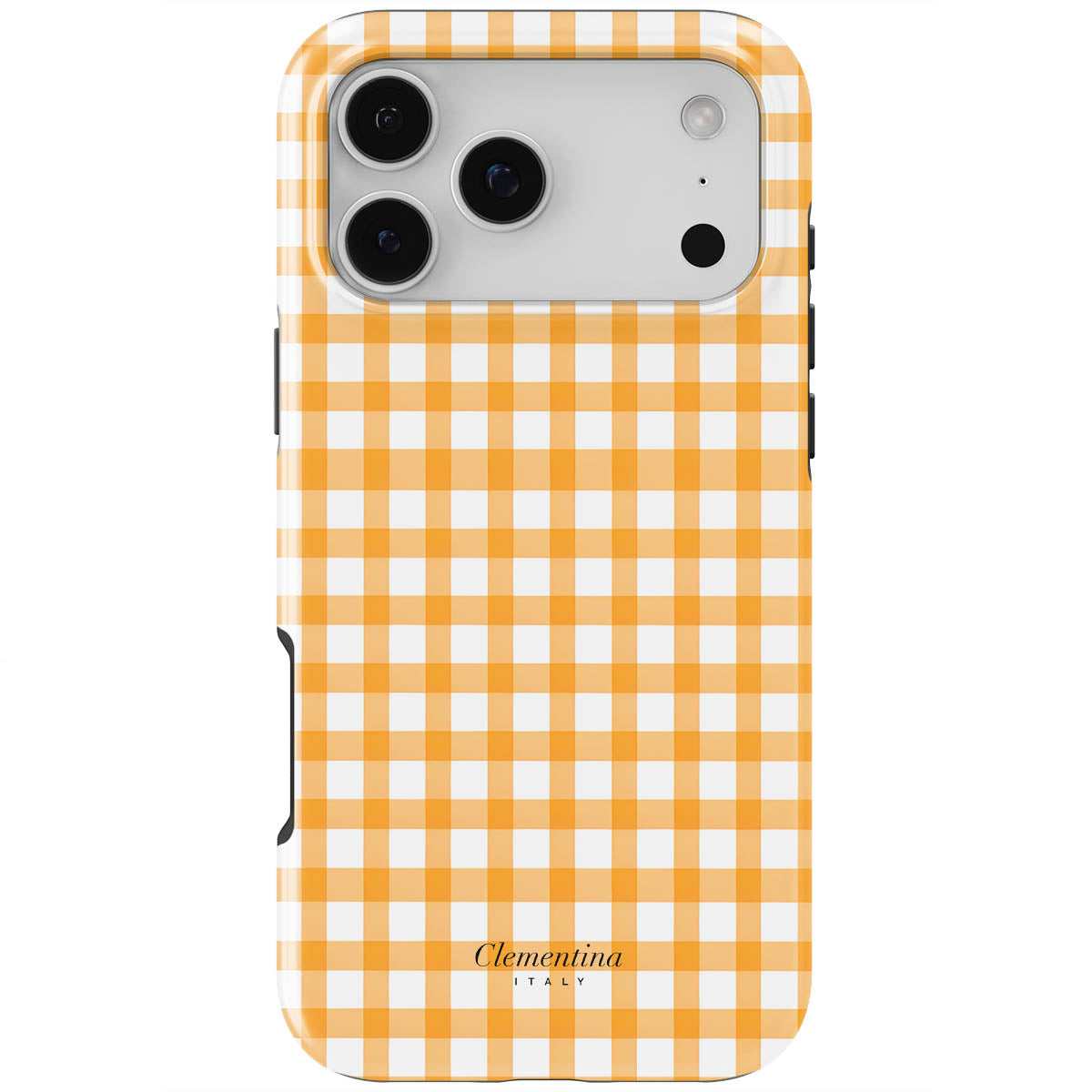 Orange Gingham Tough MagSafe Case