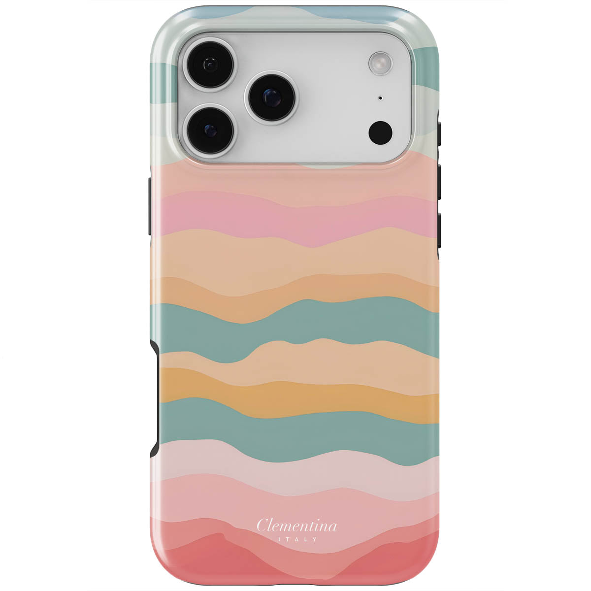 Rainbow Wave Tough MagSafe Case