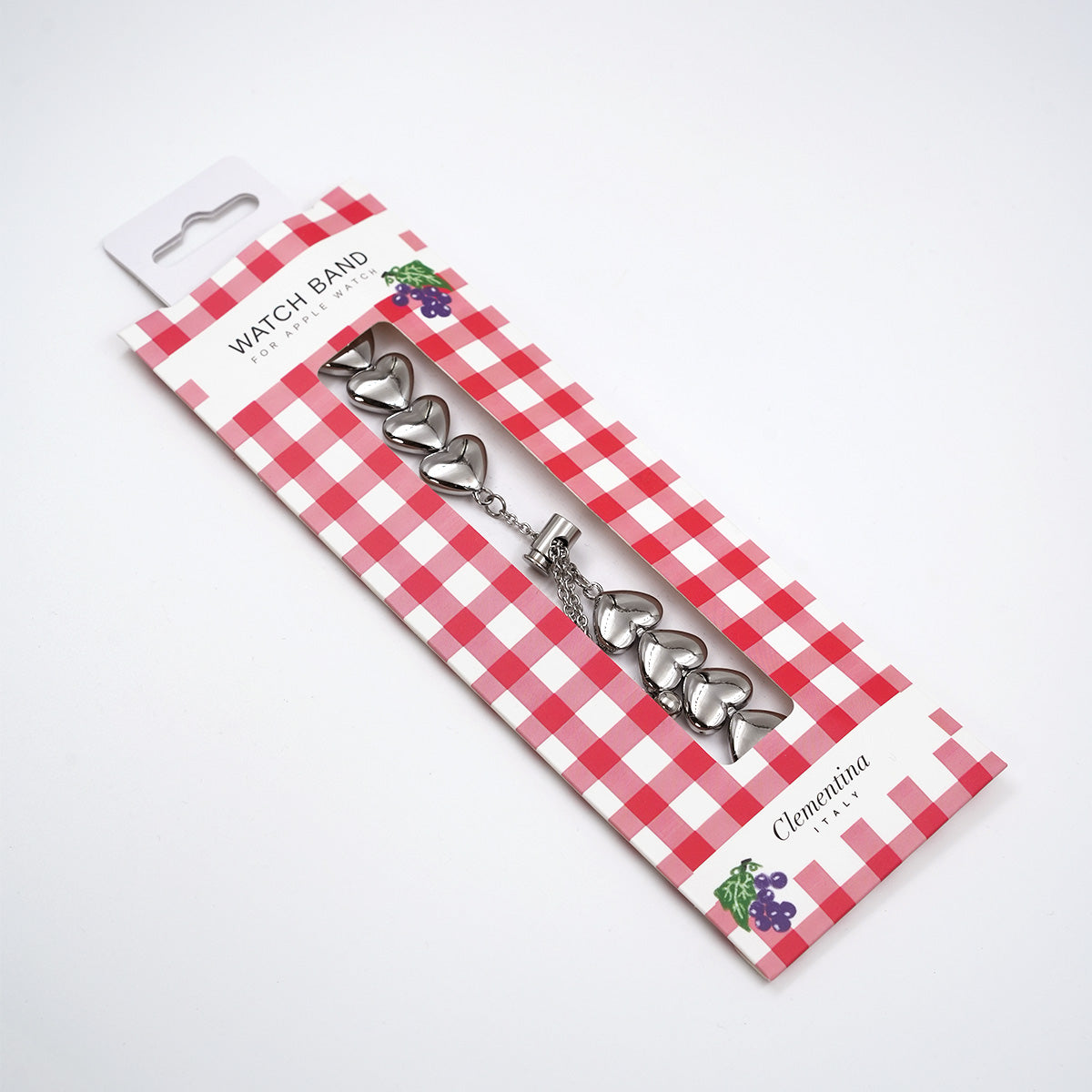 Silver Hearts - Watch Band