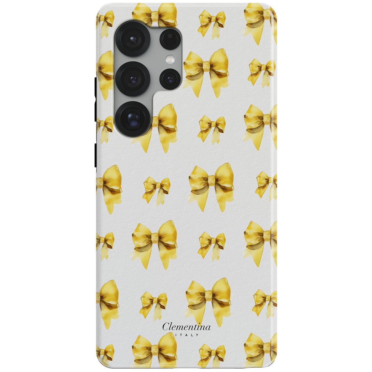 Yellow Bows Snap Case