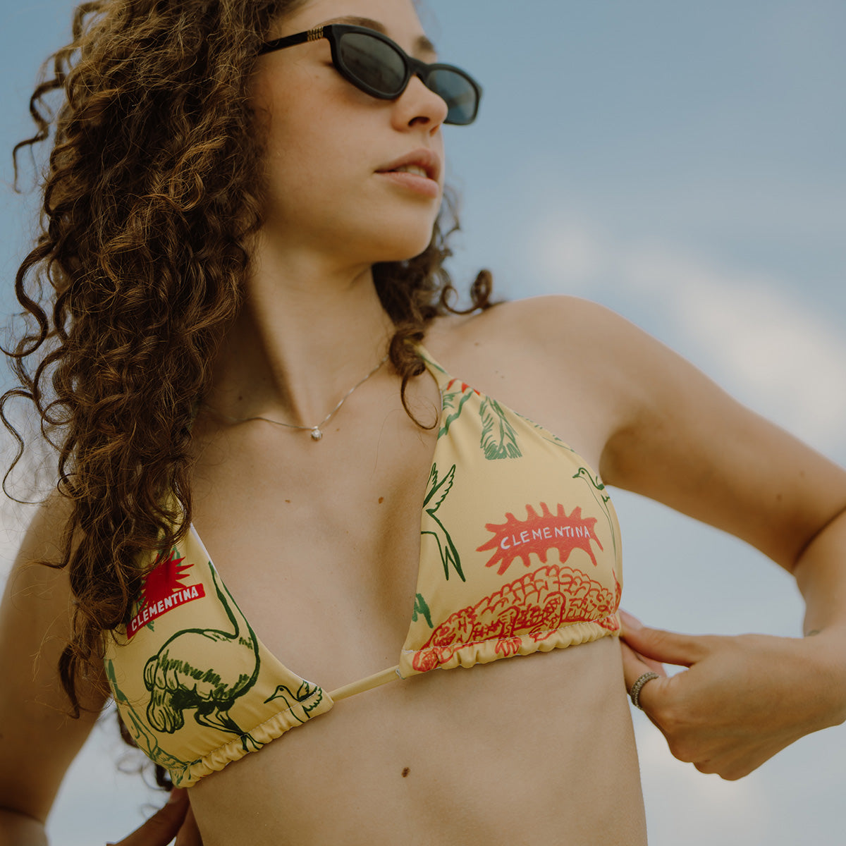 Lotus bikini top