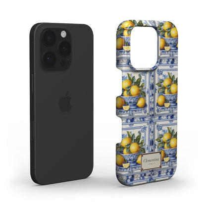 Lemon Majolica Snap Case