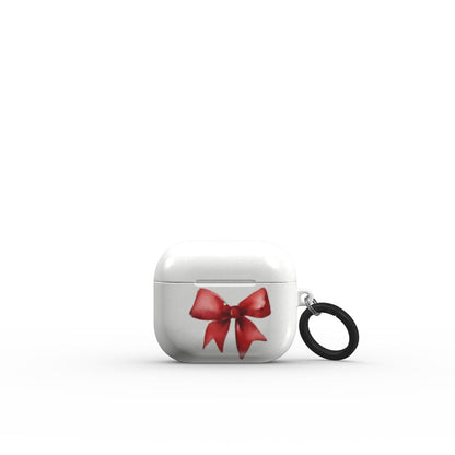 Red Bow Apple AirPods 3 Case