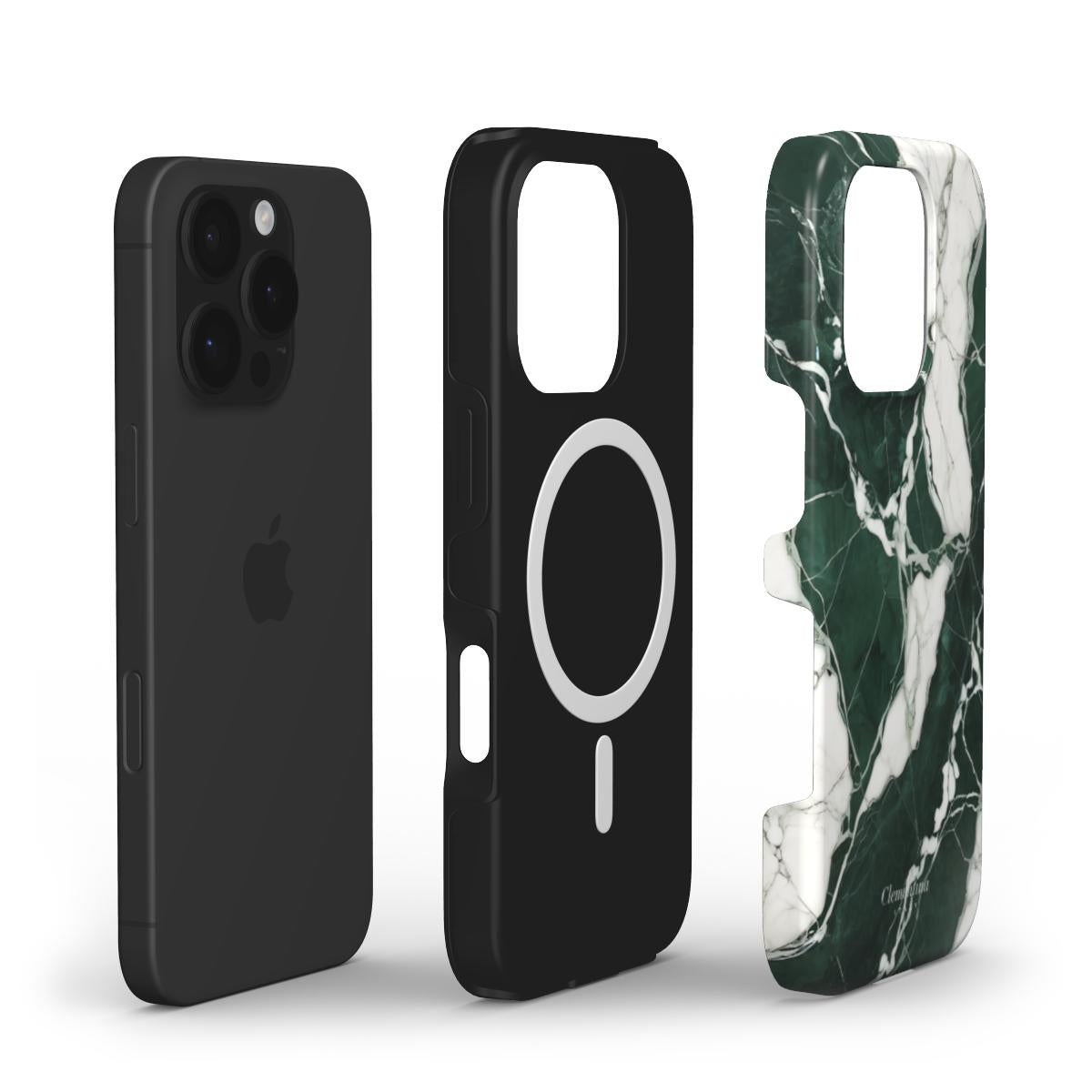 Green Marble Tough MagSafe Case