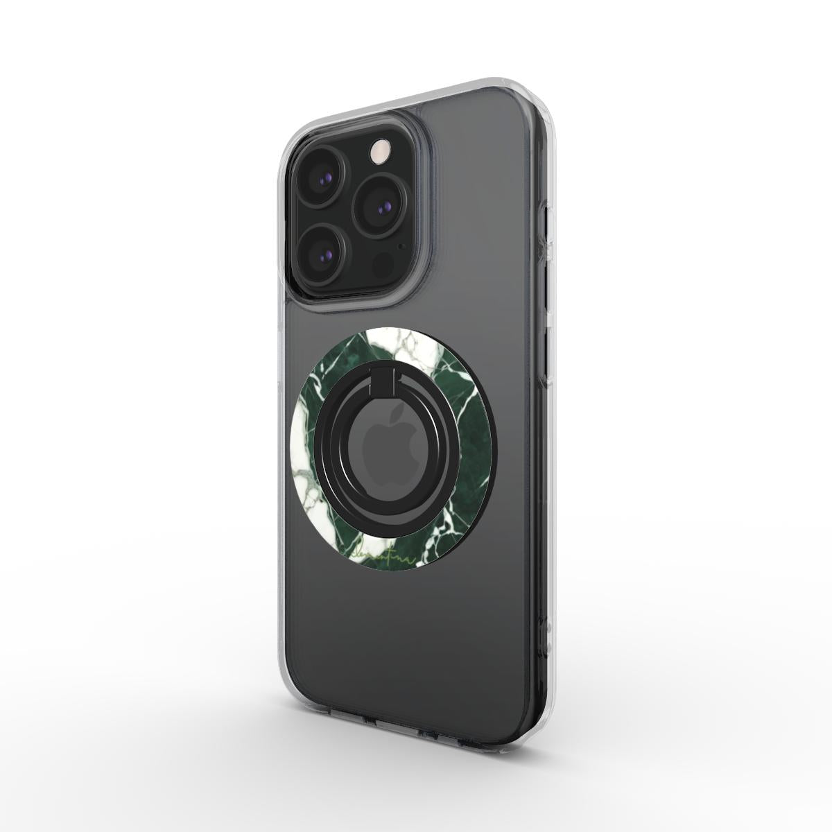 Green Marble Ring Holder