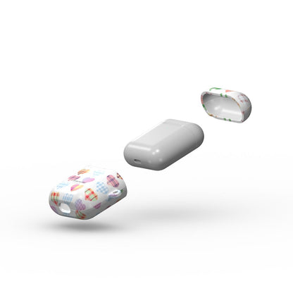Checked Hearts Apple AirPods 4 case