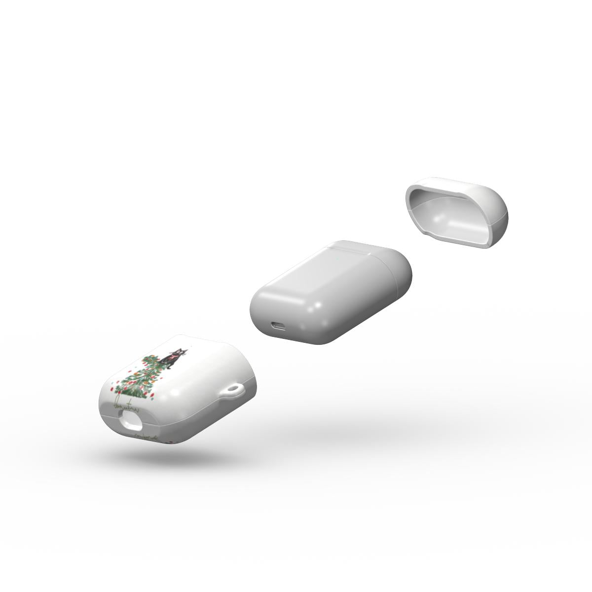 Cat Christmas Apple AirPods Pro 2 Case