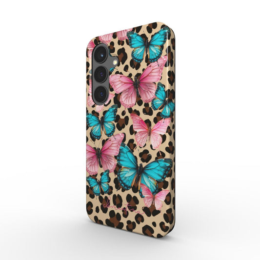 Leopard & Butterflies Magnetic Tough Phone Case