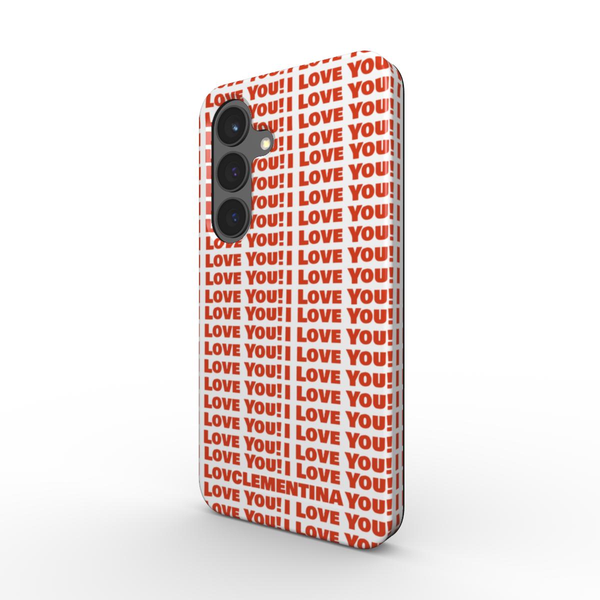 I Love You Magnetic Tough Phone Case