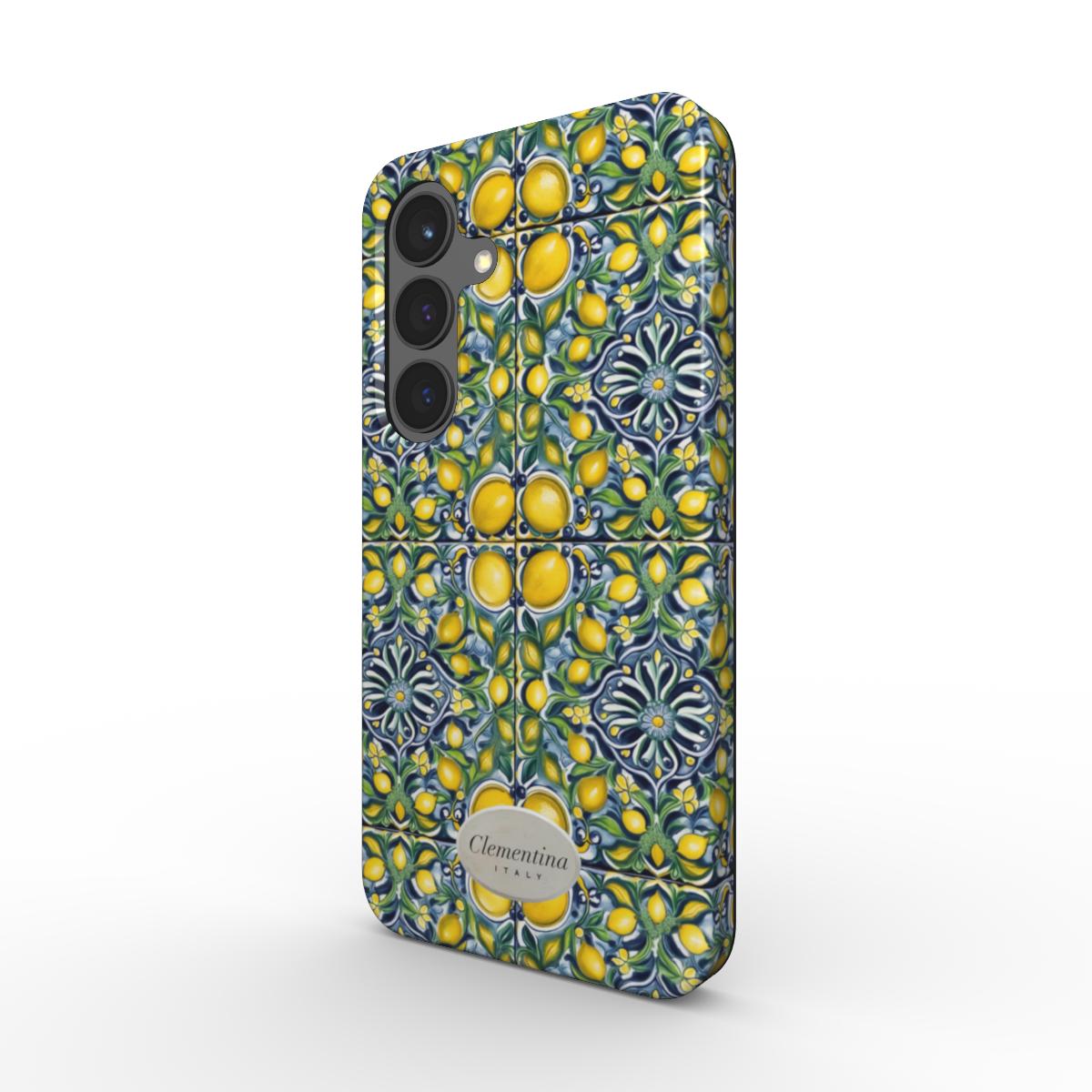 Piastrella Limone Magnetic Tough Phone Case
