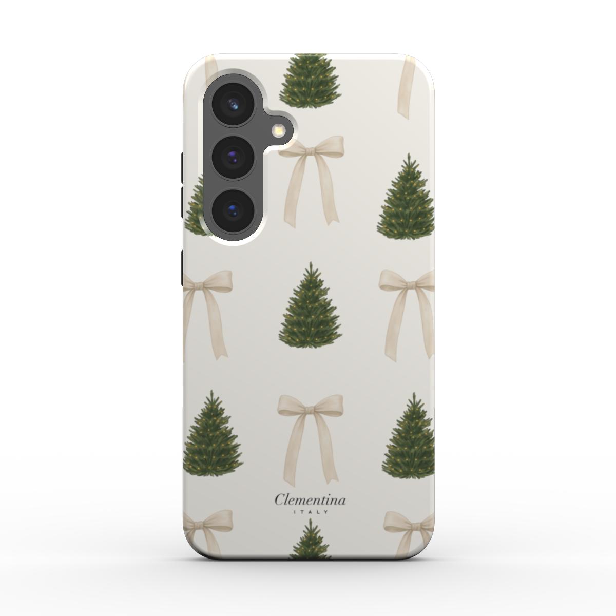 Christmas Trees and Bows Magnetic Tough Phone Case