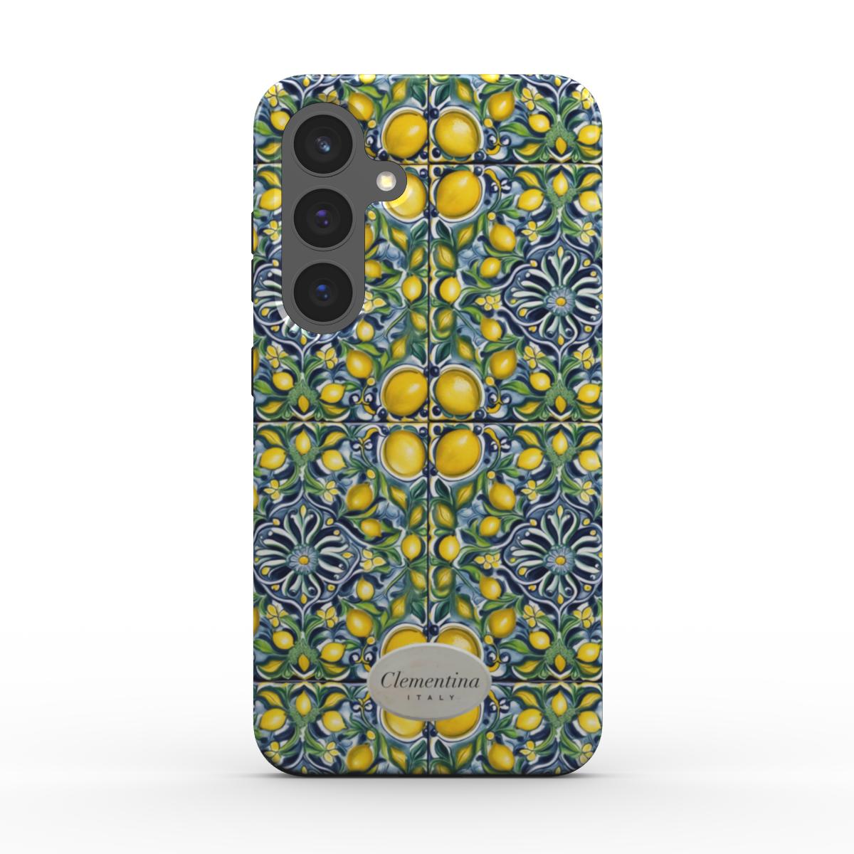 Piastrella Limone Magnetic Tough Phone Case