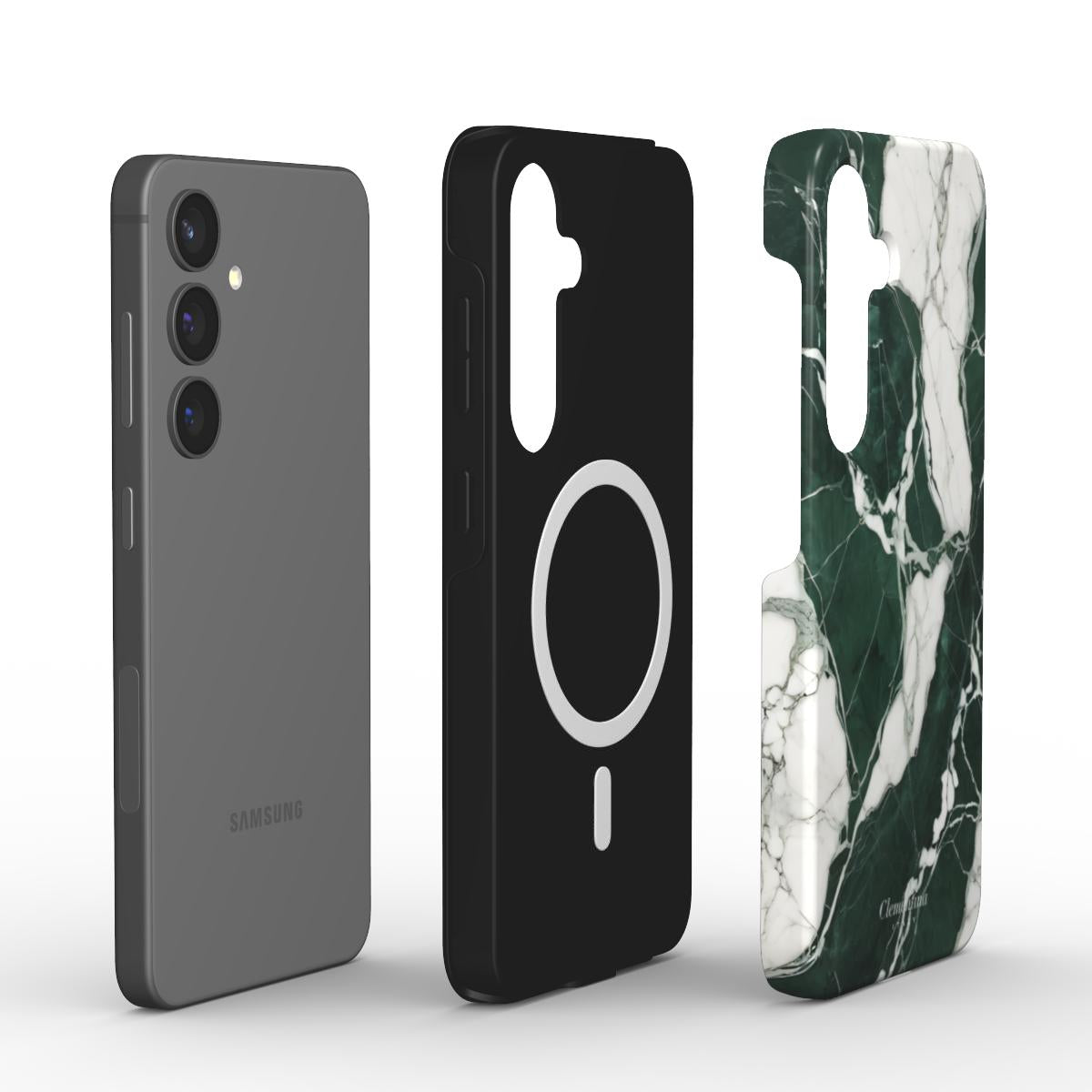 Green Marble Magnetic Tough Phone Case