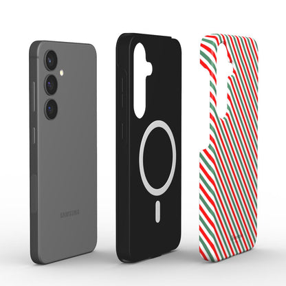 Candy Stripes Magnetic Tough Phone Case