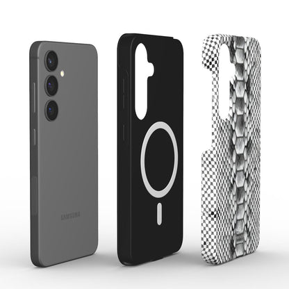 Snakeskin Magnetic Tough Phone Case