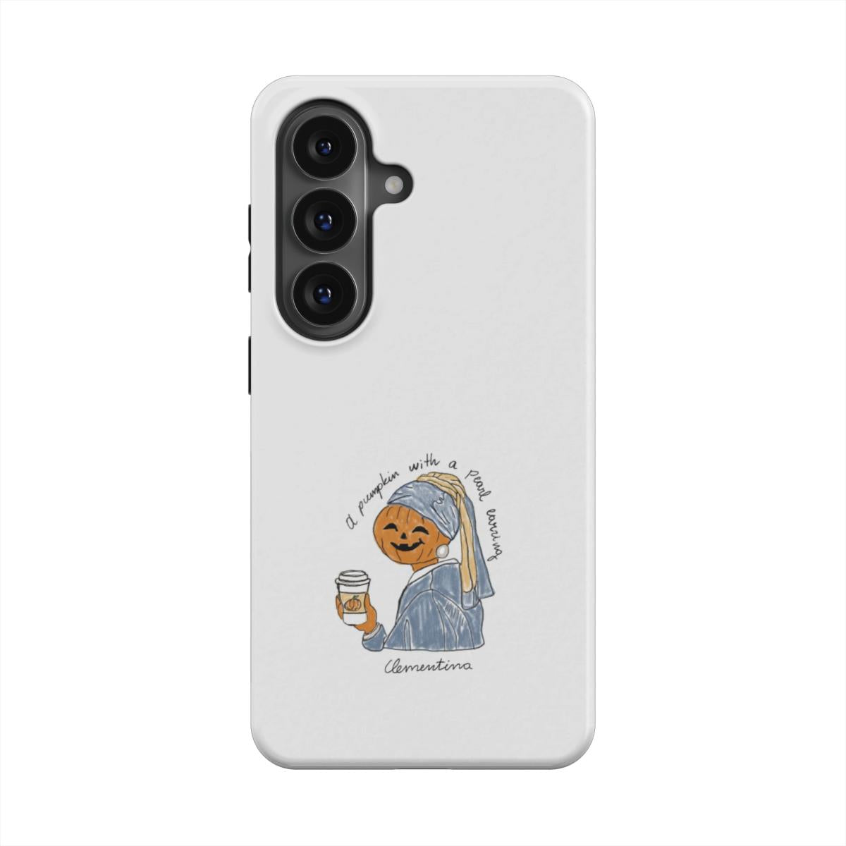 A Pumpkin with a Pearl Earring Magnetic Tough Phone Case